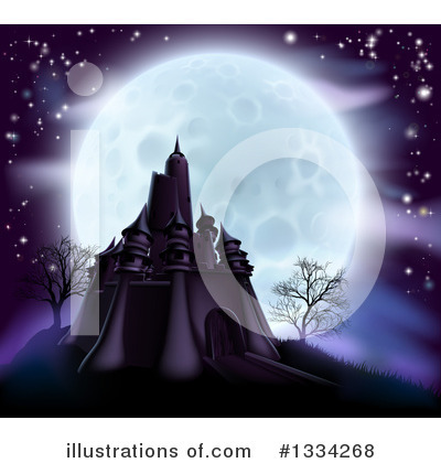 Royalty-Free (RF) Castle Clipart Illustration by AtStockIllustration - Stock Sample #1334268