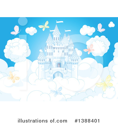 Royalty-Free (RF) Castle Clipart Illustration by Pushkin - Stock Sample #1388401