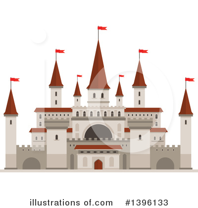 Fortress Clipart #1396133 by Vector Tradition SM