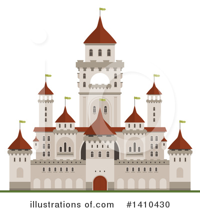 Royalty-Free (RF) Castle Clipart Illustration by Vector Tradition SM - Stock Sample #1410430