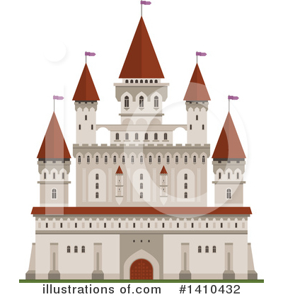Royalty-Free (RF) Castle Clipart Illustration by Vector Tradition SM - Stock Sample #1410432