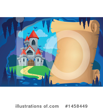 Royalty-Free (RF) Castle Clipart Illustration by visekart - Stock Sample #1458449