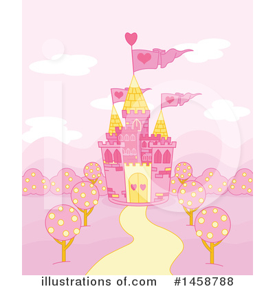 Royalty-Free (RF) Castle Clipart Illustration by Pushkin - Stock Sample #1458788