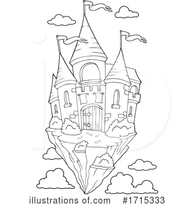 Royalty-Free (RF) Castle Clipart Illustration by visekart - Stock Sample #1715333