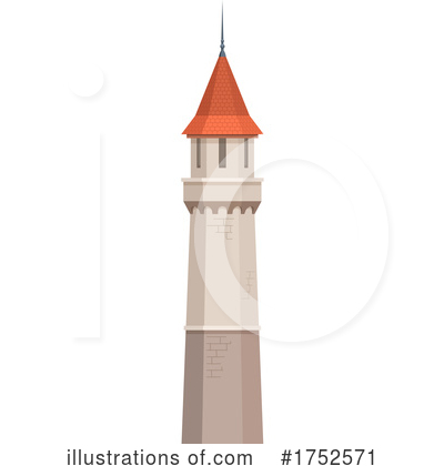 Castle Tower Clipart #1752571 by Vector Tradition SM