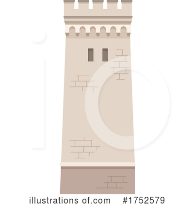 Castle Tower Clipart #1752579 by Vector Tradition SM