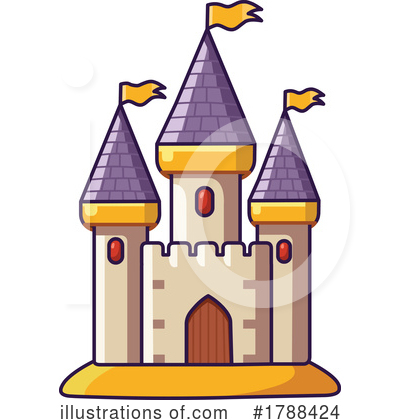 Royalty-Free (RF) Castle Clipart Illustration by yayayoyo - Stock Sample #1788424