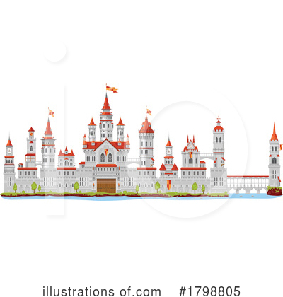 Castle Clipart #1798805 by Vector Tradition SM