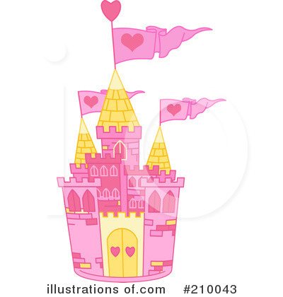 Royalty-Free (RF) Castle Clipart Illustration by Pushkin - Stock Sample #210043