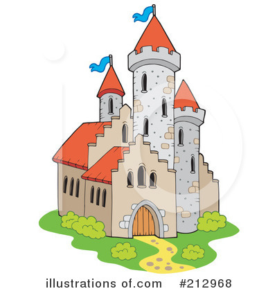 Royalty-Free (RF) Castle Clipart Illustration by visekart - Stock Sample #212968