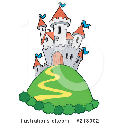 Royalty-Free (RF) Castle Clipart Illustration by visekart - Stock Sample #213002