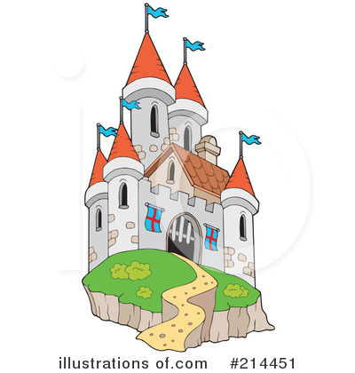 Royalty-Free (RF) Castle Clipart Illustration by visekart - Stock Sample #214451