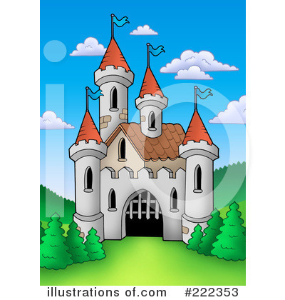 Royalty-Free (RF) Castle Clipart Illustration by visekart - Stock Sample #222353