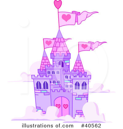 Royalty-Free (RF) Castle Clipart Illustration by Pushkin - Stock Sample #40562