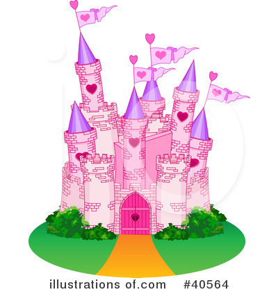 Royalty-Free (RF) Castle Clipart Illustration by Pushkin - Stock Sample #40564