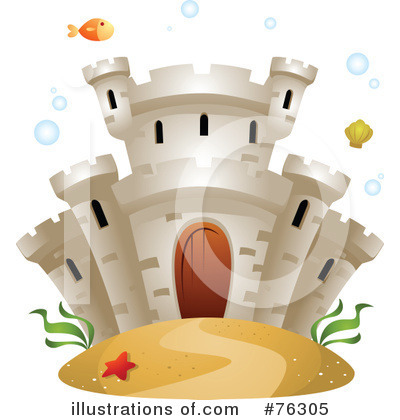 Royalty-Free (RF) Castle Clipart Illustration by BNP Design Studio - Stock Sample #76305