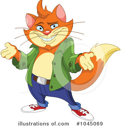 Royalty-Free (RF) Cat Clipart Illustration by yayayoyo - Stock Sample #1045069