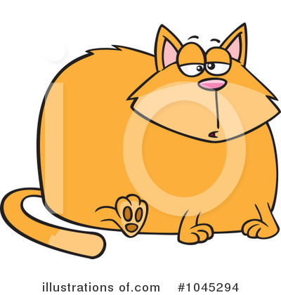 Royalty-Free (RF) Cat Clipart Illustration by toonaday - Stock Sample #1045294