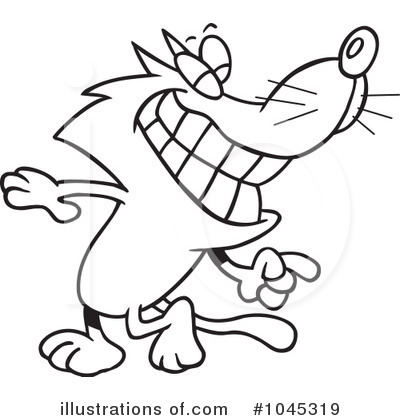 Royalty-Free (RF) Cat Clipart Illustration by toonaday - Stock Sample #1045319