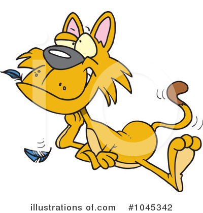 Royalty-Free (RF) Cat Clipart Illustration by toonaday - Stock Sample #1045342