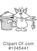 Cat Clipart #1045441 by toonaday
