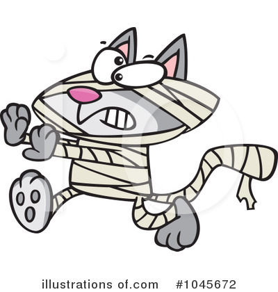 Royalty-Free (RF) Cat Clipart Illustration by toonaday - Stock Sample #1045672