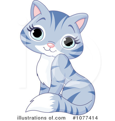 Royalty-Free (RF) Cat Clipart Illustration by Pushkin - Stock Sample #1077414