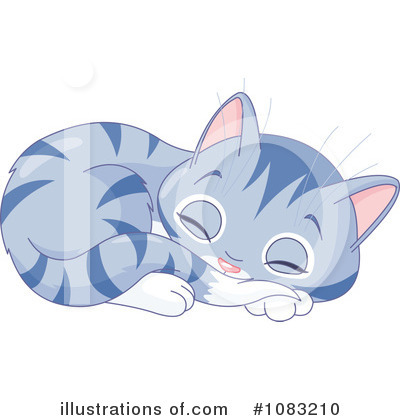 Purple Cat Clipart #1083210 by Pushkin
