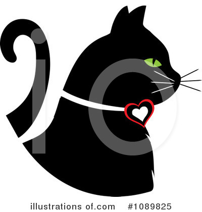 Black Cat Clipart #1089825 by Pams Clipart