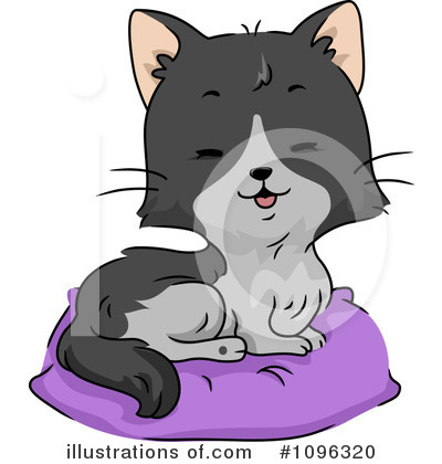 Royalty-Free (RF) Cat Clipart Illustration by BNP Design Studio - Stock Sample #1096320