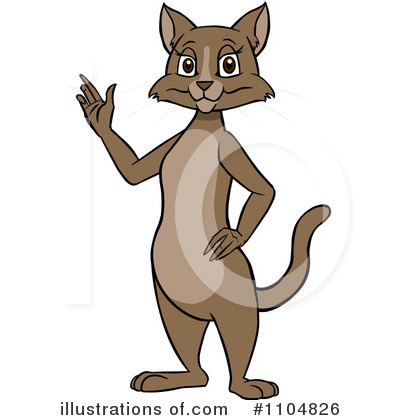 Royalty-Free (RF) Cat Clipart Illustration by Cartoon Solutions - Stock Sample #1104826