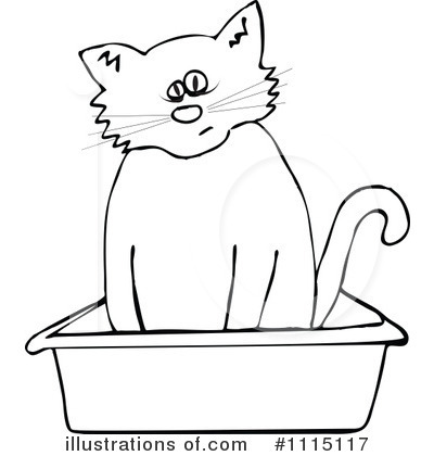 Royalty-Free (RF) Cat Clipart Illustration by djart - Stock Sample #1115117
