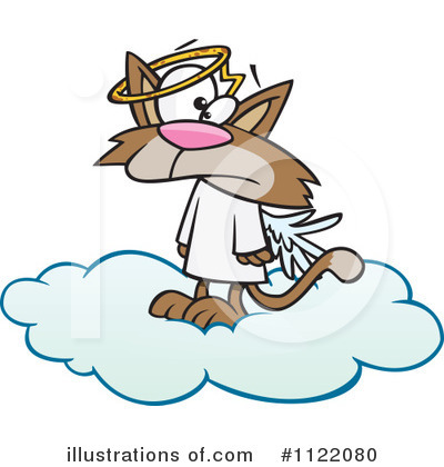 Royalty-Free (RF) Cat Clipart Illustration by toonaday - Stock Sample #1122080