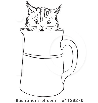 Royalty-Free (RF) Cat Clipart Illustration by Picsburg - Stock Sample #1129276
