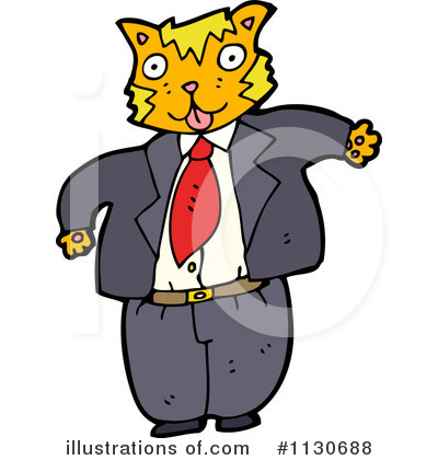 Royalty-Free (RF) Cat Clipart Illustration by lineartestpilot - Stock Sample #1130688