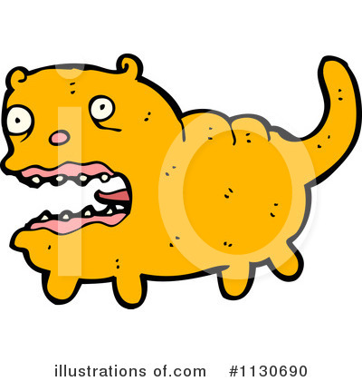 Orange Cat Clipart #1130690 by lineartestpilot