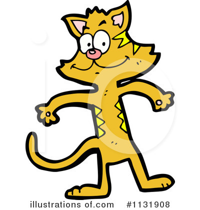 Royalty-Free (RF) Cat Clipart Illustration by lineartestpilot - Stock Sample #1131908