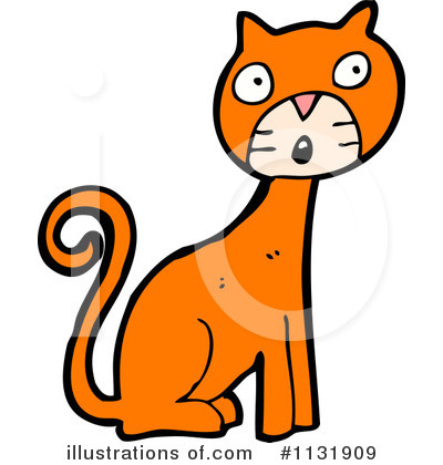 Royalty-Free (RF) Cat Clipart Illustration by lineartestpilot - Stock Sample #1131909