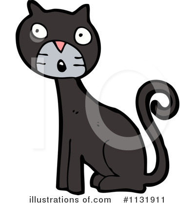 Royalty-Free (RF) Cat Clipart Illustration by lineartestpilot - Stock Sample #1131911