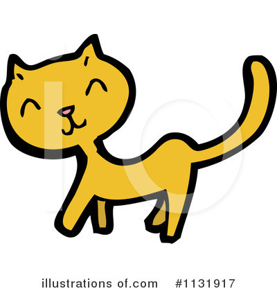 Royalty-Free (RF) Cat Clipart Illustration by lineartestpilot - Stock Sample #1131917