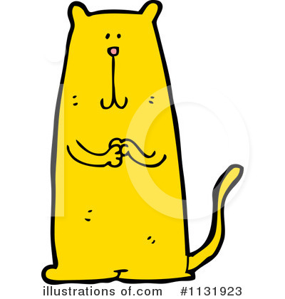 Royalty-Free (RF) Cat Clipart Illustration by lineartestpilot - Stock Sample #1131923