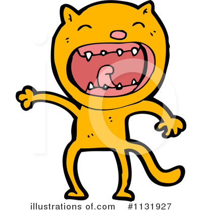 Royalty-Free (RF) Cat Clipart Illustration by lineartestpilot - Stock Sample #1131927