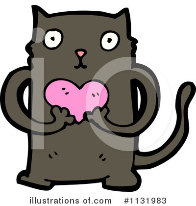 Royalty-Free (RF) Cat Clipart Illustration by lineartestpilot - Stock Sample #1131983