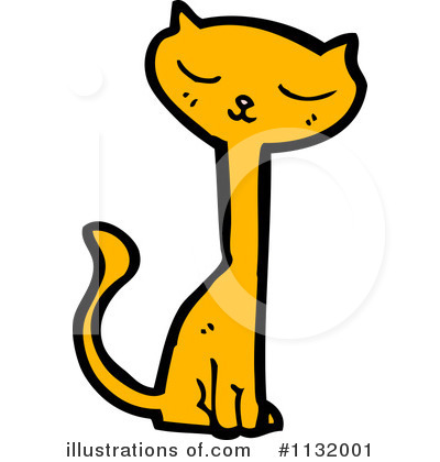 Royalty-Free (RF) Cat Clipart Illustration by lineartestpilot - Stock Sample #1132001