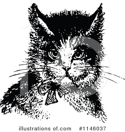 Cats Clipart #1146037 by Prawny Vintage