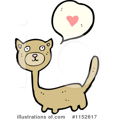 Royalty-Free (RF) Cat Clipart Illustration by lineartestpilot - Stock Sample #1152617