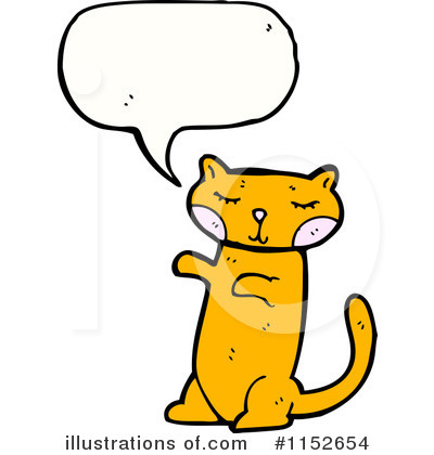 Royalty-Free (RF) Cat Clipart Illustration by lineartestpilot - Stock Sample #1152654