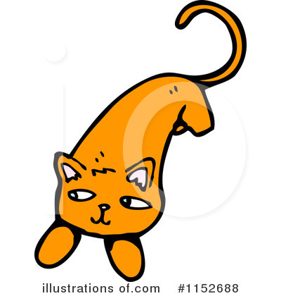 Royalty-Free (RF) Cat Clipart Illustration by lineartestpilot - Stock Sample #1152688