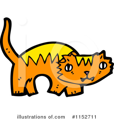 Royalty-Free (RF) Cat Clipart Illustration by lineartestpilot - Stock Sample #1152711