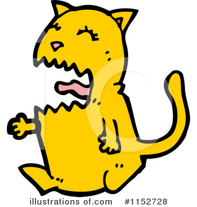 Royalty-Free (RF) Cat Clipart Illustration by lineartestpilot - Stock Sample #1152728